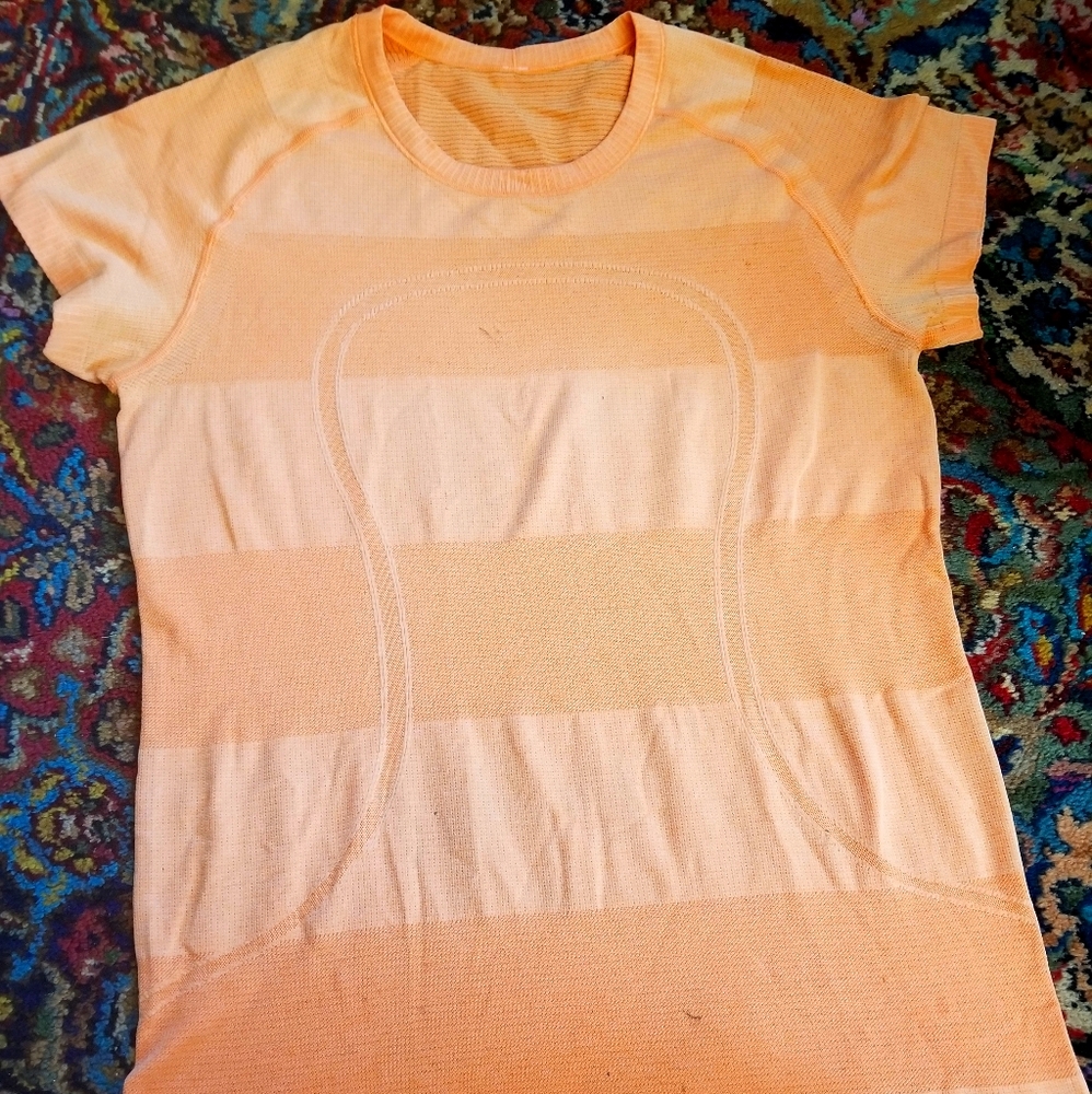 Lot of two Lululemon Swiftly Short Sleeve shirts